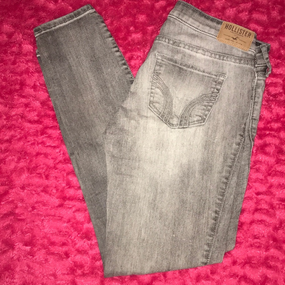 Hollister Crop Grey Jeans